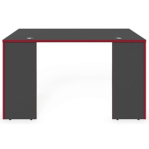 Игровой компьютерный стол SKILLL SSTG 1385.1, антрацит/красный, 1360х850х750 мм